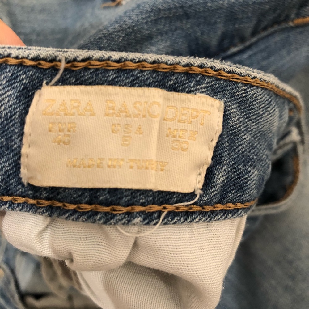 Zara basic denim skinny jeans Sz 8 - Picture 4 of 8
